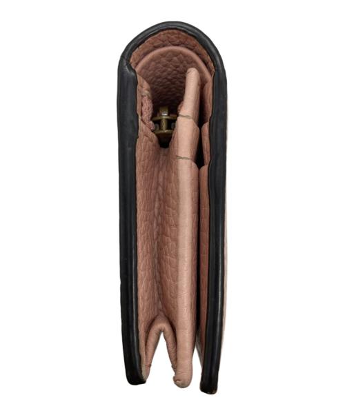 GUCCI（グッチ）GUCCI (グッチ) アニマリエ ビー コンパクトウォレット ピンクの古着・服飾アイテム