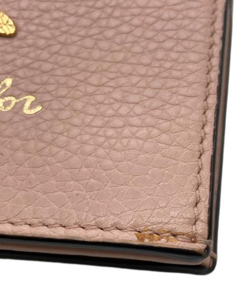 GUCCI（グッチ）GUCCI (グッチ) アニマリエ ビー コンパクトウォレット ピンクの古着・服飾アイテム