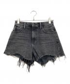ALEXANDER WANGアレキサンダー・ワン）の古着「デニムショートパンツ」｜ブラック