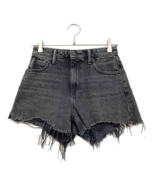 ALEXANDER WANG（アレキサンダー・ワン）ALEXANDER WANG (アレキサンダー・ワン) デニムショートパンツ ブラック サイズ:SIZE 61の古着・服飾アイテム