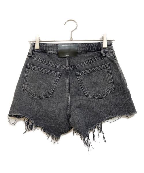 ALEXANDER WANG（アレキサンダー・ワン）ALEXANDER WANG (アレキサンダー・ワン) デニムショートパンツ ブラック サイズ:SIZE 61の古着・服飾アイテム