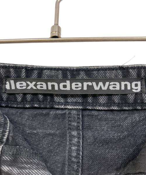ALEXANDER WANG（アレキサンダー・ワン）ALEXANDER WANG (アレキサンダー・ワン) デニムショートパンツ ブラック サイズ:SIZE 61の古着・服飾アイテム