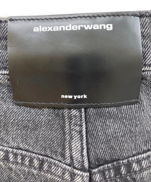 ALEXANDER WANG（アレキサンダー・ワン）ALEXANDER WANG (アレキサンダー・ワン) デニムショートパンツ ブラック サイズ:SIZE 61の古着・服飾アイテム