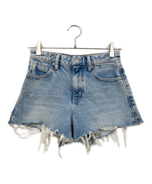 ALEXANDER WANG（アレキサンダー・ワン）ALEXANDER WANG (アレキサンダー・ワン) デニムショートパンツ ブルー サイズ:SIZE 61の古着・服飾アイテム