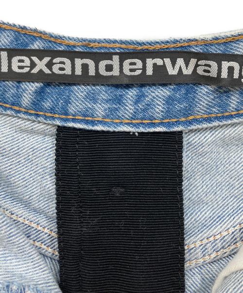 ALEXANDER WANG（アレキサンダー・ワン）ALEXANDER WANG (アレキサンダー・ワン) デニムショートパンツ ブルー サイズ:SIZE 61の古着・服飾アイテム