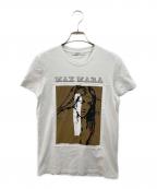 MaxMaraマックスマーラ）の古着「プリントTシャツ」｜ホワイト