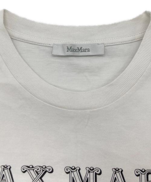 MaxMara（マックスマーラ）MaxMara (マックスマーラ) プリントTシャツ ホワイト サイズ:SIZE Sの古着・服飾アイテム