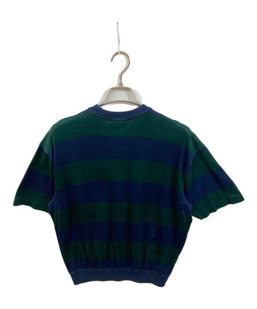 Paul&Shark（ポールアンドシャーク）Paul&Shark (ポールアンドシャーク) ポケットTシャツ グリーン×ネイビー サイズ:	SIZE Mの古着・服飾アイテム