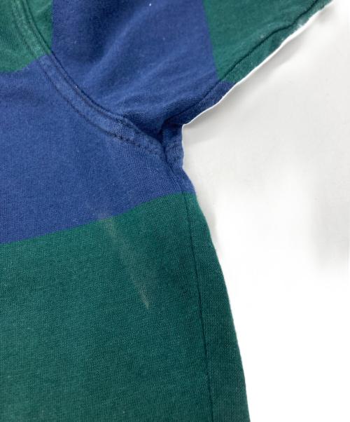 Paul&Shark（ポールアンドシャーク）Paul&Shark (ポールアンドシャーク) ポケットTシャツ グリーン×ネイビー サイズ:	SIZE Mの古着・服飾アイテム