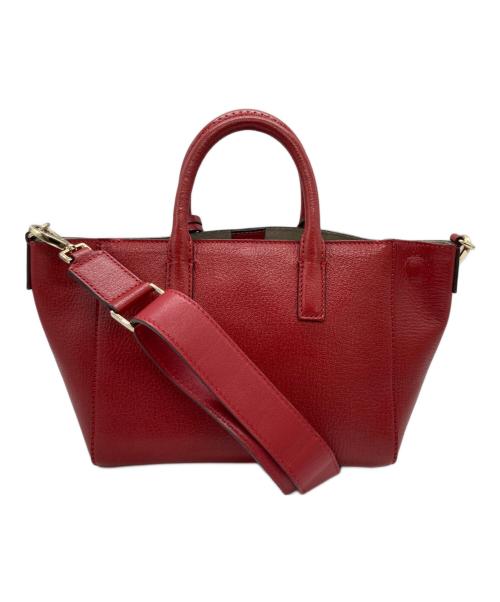 ANYA HINDMARCH（アニヤ・ハインドマーチ）ANYA HINDMARCH (アニヤ・ハインドマーチ) EBURY MINI FEATHERWEIGHT レッドの古着・服飾アイテム