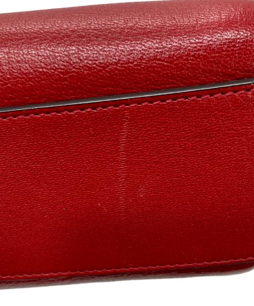 ANYA HINDMARCH（アニヤ・ハインドマーチ）ANYA HINDMARCH (アニヤ・ハインドマーチ) EBURY MINI FEATHERWEIGHT レッドの古着・服飾アイテム