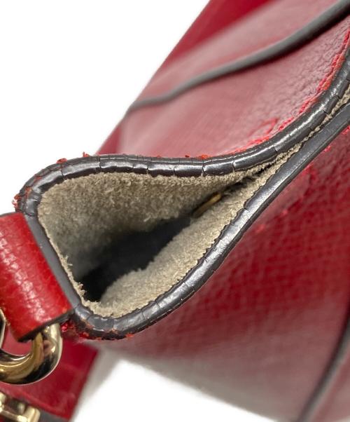 ANYA HINDMARCH（アニヤ・ハインドマーチ）ANYA HINDMARCH (アニヤ・ハインドマーチ) EBURY MINI FEATHERWEIGHT レッドの古着・服飾アイテム