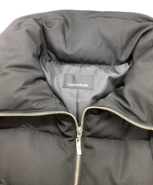M-premierBLACK（エムプルミエブラック）M-premierBLACK (エムプルミエブラック) ファーポケットダウンコート ブラック サイズ:SIZE 38の古着・服飾アイテム