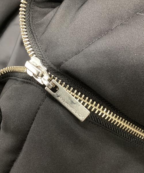 M-premierBLACK（エムプルミエブラック）M-premierBLACK (エムプルミエブラック) ファーポケットダウンコート ブラック サイズ:SIZE 38の古着・服飾アイテム