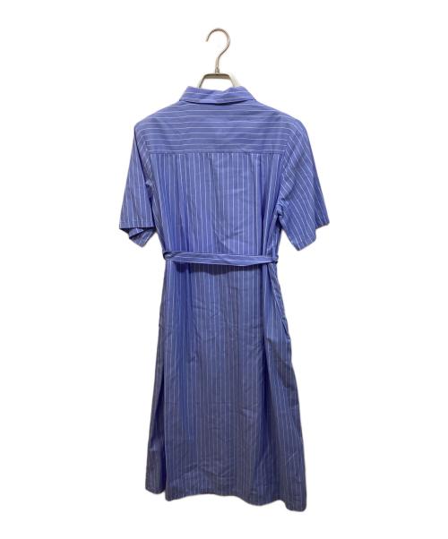 To b. by agnes b.（トゥービー バイ アニエスベー）To b. by agnes b. (トゥービー バイ アニエスベー) ストライプシャツワンピース スカイブルー サイズ:38の古着・服飾アイテム