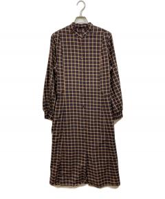 中古・古着通販】MUVEIL (ミュベール) ストライプレースワンピース