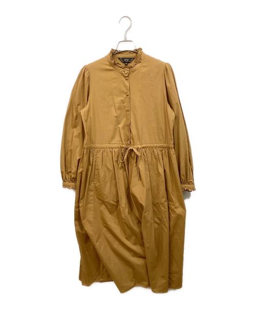 To b. by agnes b.（トゥービー バイ アニエスベー）To b. by agnes b. (トゥービー バイ アニエスベー) キャサリンドレス ブラウン サイズ:40の古着・服飾アイテム