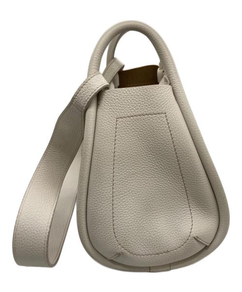 MaxMara（マックスマーラ）MaxMara (マックスマーラ) カーフレザースモールマリンバッグ ベージュの古着・服飾アイテム