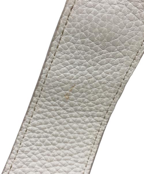 MaxMara（マックスマーラ）MaxMara (マックスマーラ) カーフレザースモールマリンバッグ ベージュの古着・服飾アイテム