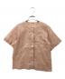 ISSEY MIYAKE（イッセイミヤケ）の古着「コットンリネンエンブロイダリーシャツ」｜ピンク
