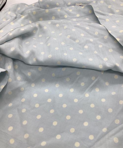 ZUCCA（ズッカ）ZUCCA (ズッカ) ドット柄レーヨンワンピース スカイブルー サイズ:SIZE Mの古着・服飾アイテム