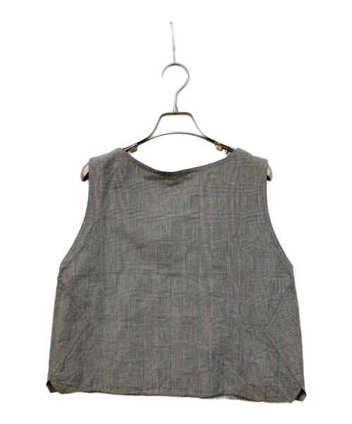 I.S.（アイエス）I.S. (アイエス) ノースリーブブラウス グレー サイズ:9の古着・服飾アイテム
