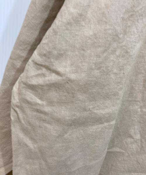 ISSEY MIYAKE（イッセイミヤケ）ISSEY MIYAKE (イッセイミヤケ) リネンブラウス ベージュ サイズ:SIZE Mの古着・服飾アイテム