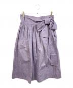 ISSEY SPORTイッセイスポーツ）の古着「ラップスカート」｜ラベンダー