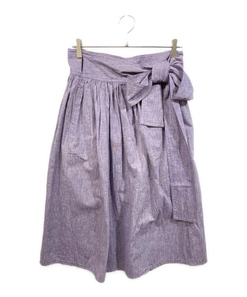 ISSEY SPORT（イッセイスポーツ）ISSEY SPORT (イッセイスポーツ) ラップスカート ラベンダー サイズ:SIZE 9の古着・服飾アイテム