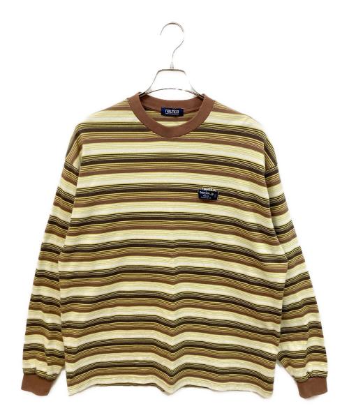 NAUTICA（ノーティカ）NAUTICA (ノーティカ) ボーダーカットソー イエロー サイズ:Lの古着・服飾アイテム