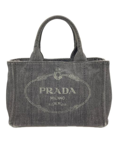 PRADA（プラダ）PRADA (プラダ) カナパ デニムトートバッグ インディゴの古着・服飾アイテム