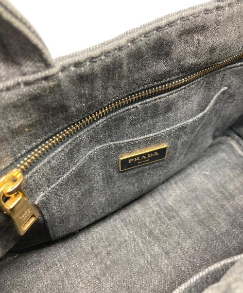 PRADA（プラダ）PRADA (プラダ) カナパ デニムトートバッグ インディゴの古着・服飾アイテム