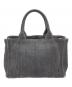 PRADA (プラダ) カナパ デニムトートバッグ インディゴ：45000円
