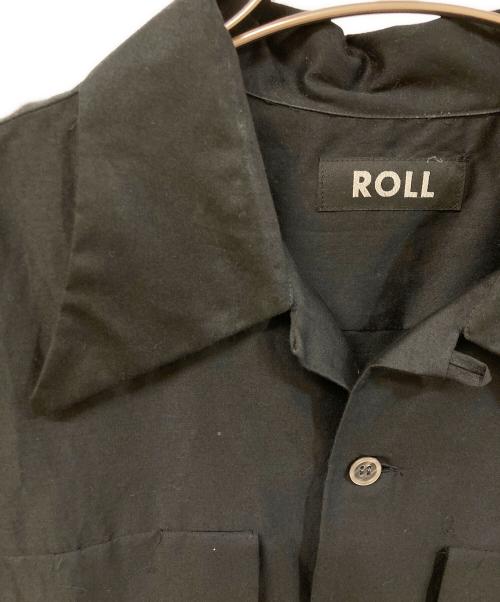 ROLL（ロール）ROLL (ロール) 鳳凰オープンカラーシャツ ブラック サイズ:SIZE Mの古着・服飾アイテム