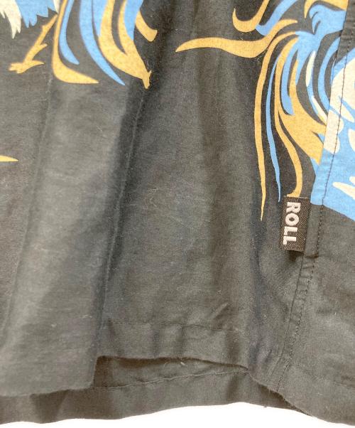 ROLL（ロール）ROLL (ロール) 鳳凰オープンカラーシャツ ブラック サイズ:SIZE Mの古着・服飾アイテム
