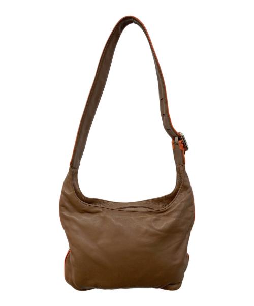 LOEWE（ロエベ）LOEWE (ロエベ) レザーワンショルダーバッグ ブラウンの古着・服飾アイテム