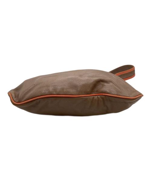 LOEWE（ロエベ）LOEWE (ロエベ) レザーワンショルダーバッグ ブラウンの古着・服飾アイテム