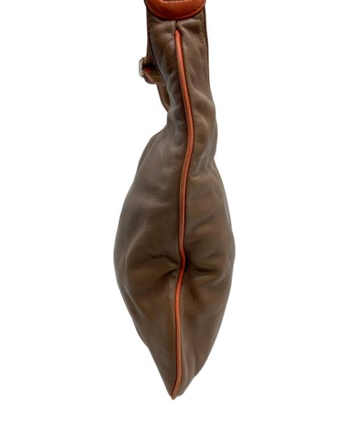 LOEWE（ロエベ）LOEWE (ロエベ) レザーワンショルダーバッグ ブラウンの古着・服飾アイテム