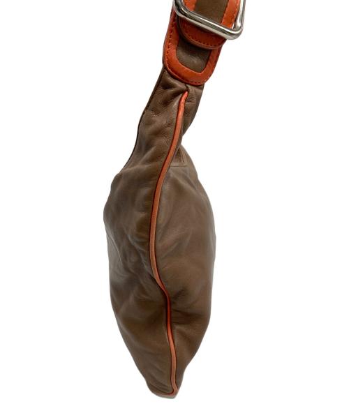 LOEWE（ロエベ）LOEWE (ロエベ) レザーワンショルダーバッグ ブラウンの古着・服飾アイテム