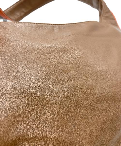 LOEWE（ロエベ）LOEWE (ロエベ) レザーワンショルダーバッグ ブラウンの古着・服飾アイテム