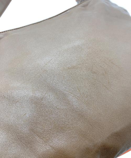 LOEWE（ロエベ）LOEWE (ロエベ) レザーワンショルダーバッグ ブラウンの古着・服飾アイテム