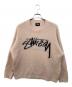 stussy（ステューシー）の古着「クルーネックニット」｜ライトピンク