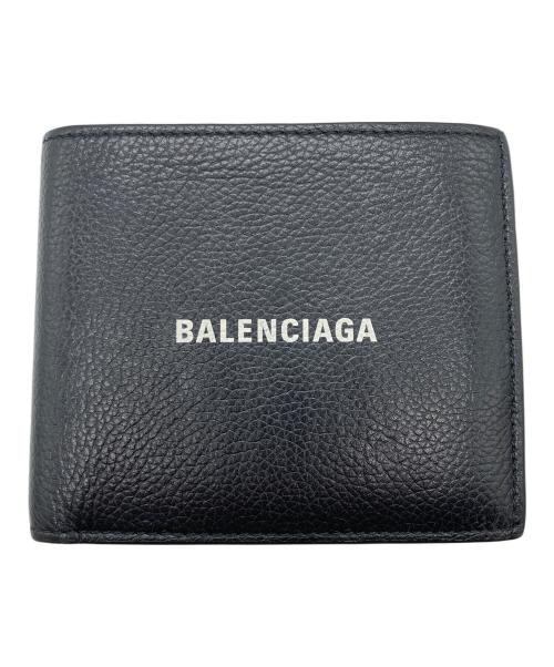 BALENCIAGA（バレンシアガ）BALENCIAGA (バレンシアガ) Cash Square Folded Wellet ブラックの古着・服飾アイテム