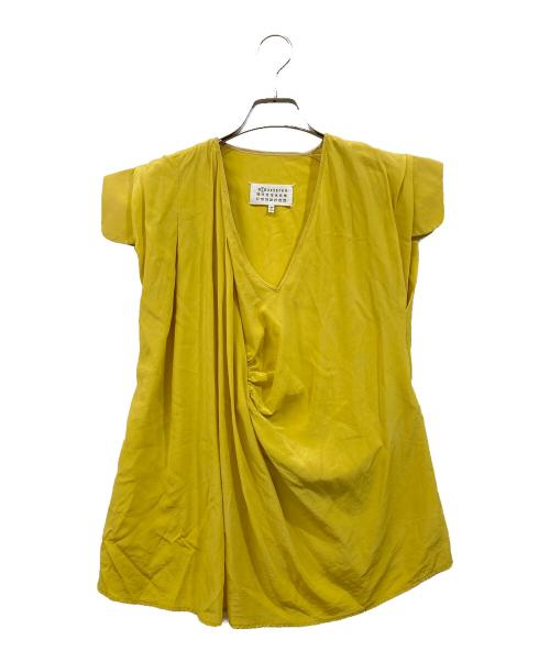 Maison Margiela（メゾンマルジェラ）Maison Margiela (メゾンマルジェラ) ノースリーブブラウス イエロー サイズ:SIZE 38の古着・服飾アイテム