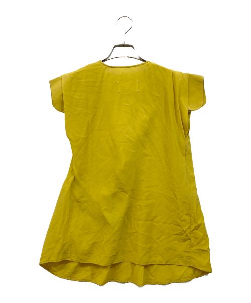 Maison Margiela（メゾンマルジェラ）Maison Margiela (メゾンマルジェラ) ノースリーブブラウス イエロー サイズ:SIZE 38の古着・服飾アイテム