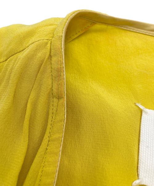 Maison Margiela（メゾンマルジェラ）Maison Margiela (メゾンマルジェラ) ノースリーブブラウス イエロー サイズ:SIZE 38の古着・服飾アイテム