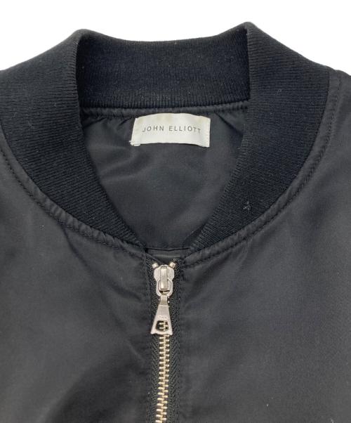 JOHN ELLIOTT（ジョン エリオット）JOHN ELLIOTT (ジョン エリオット) ボンバージャケット ブラック サイズ:3の古着・服飾アイテム