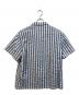 DAPPER'S (ダッパーズ) パジャマストライプ半袖シャツ ブルー サイズ:	SIZE 44：6000円