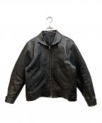 DAPPER'Sダッパーズ）の古着「30’s Style Cossack Leather Sports Jacket」｜ブラック