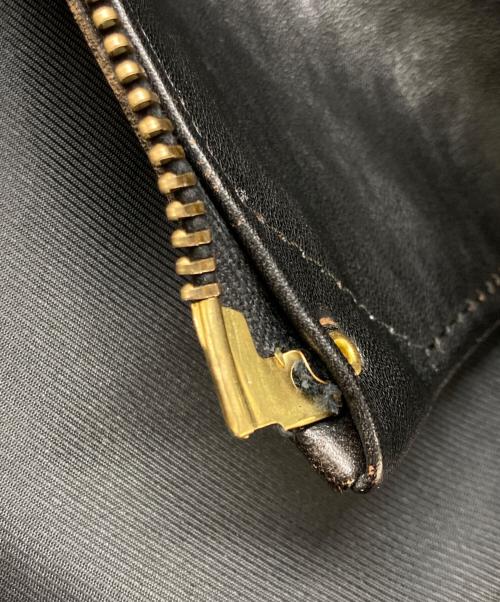 DAPPER'S（ダッパーズ）DAPPER'S (ダッパーズ) 30’s Style Cossack Leather Sports Jacket ブラック サイズ:SIZE 42の古着・服飾アイテム
